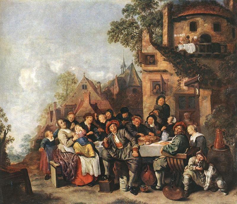 MOLENAER, Jan Miense Tavern of the Crescent Moon g Germany oil painting art